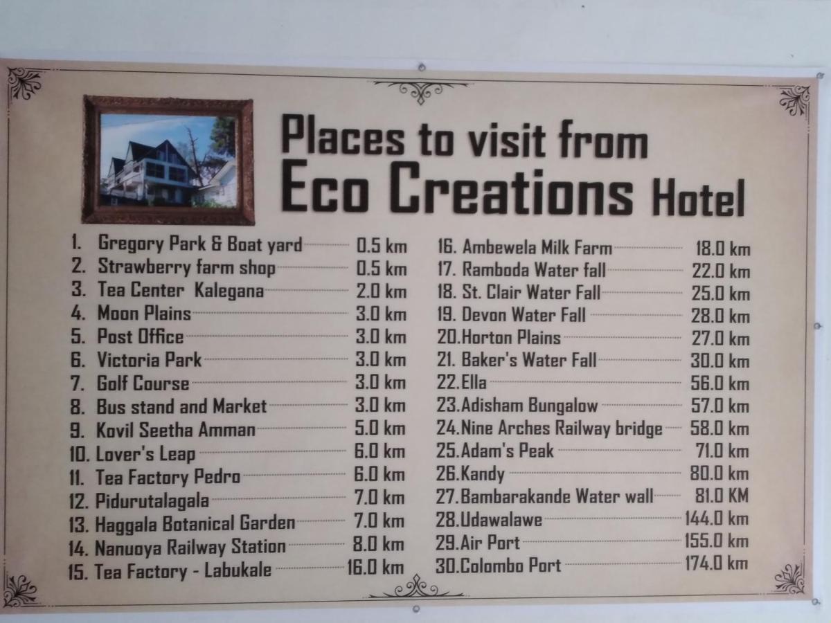Eco Creations Nuwaraeliya Hotel Nuwara Eliya Exterior photo
